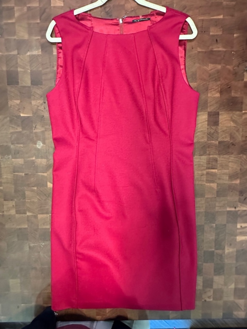 Elie Tahari Wool Blend Mini Dress in Pink Size 14